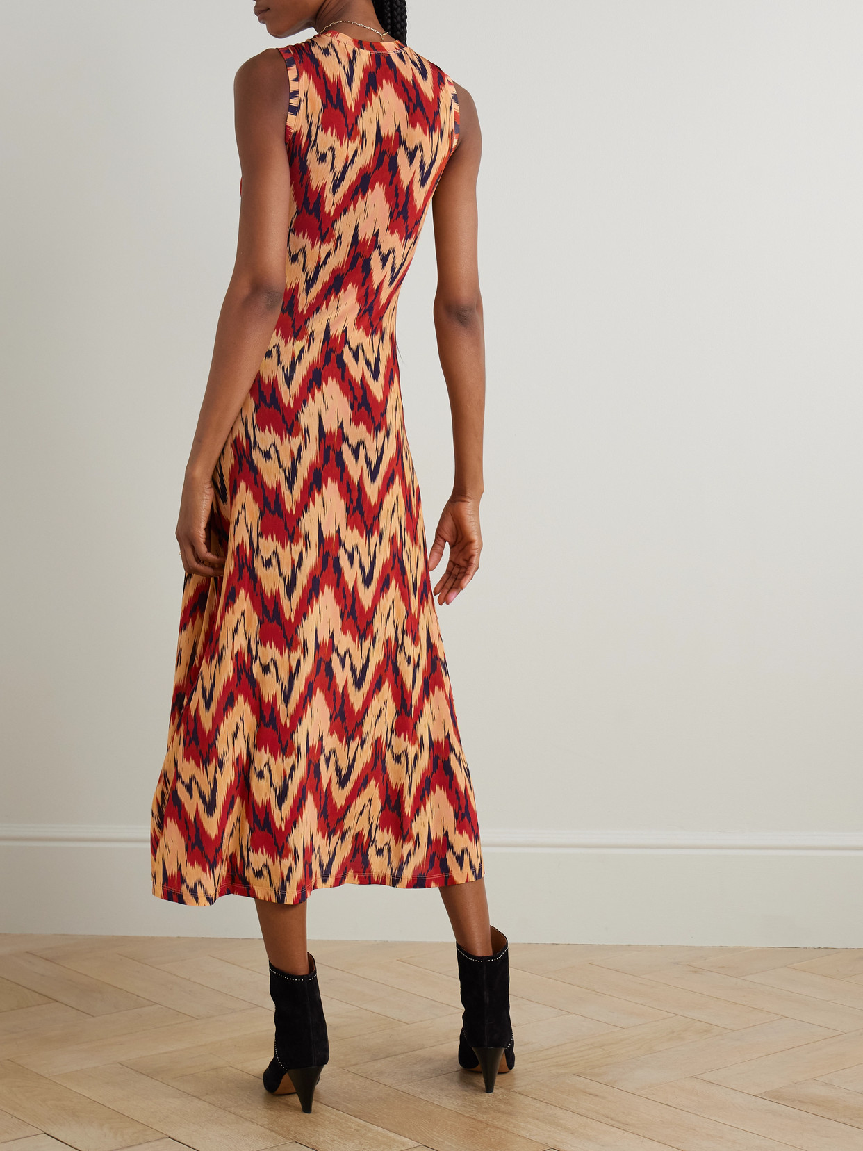 Ulla Johnson Orla Printed Stretch-jersey Midi Dress