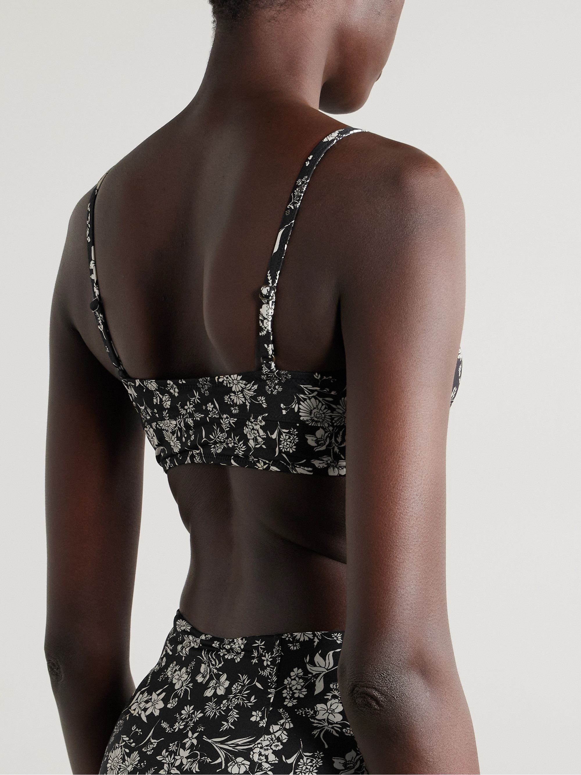 Ulla Johnson Zahara printed underwired balconette bikini top