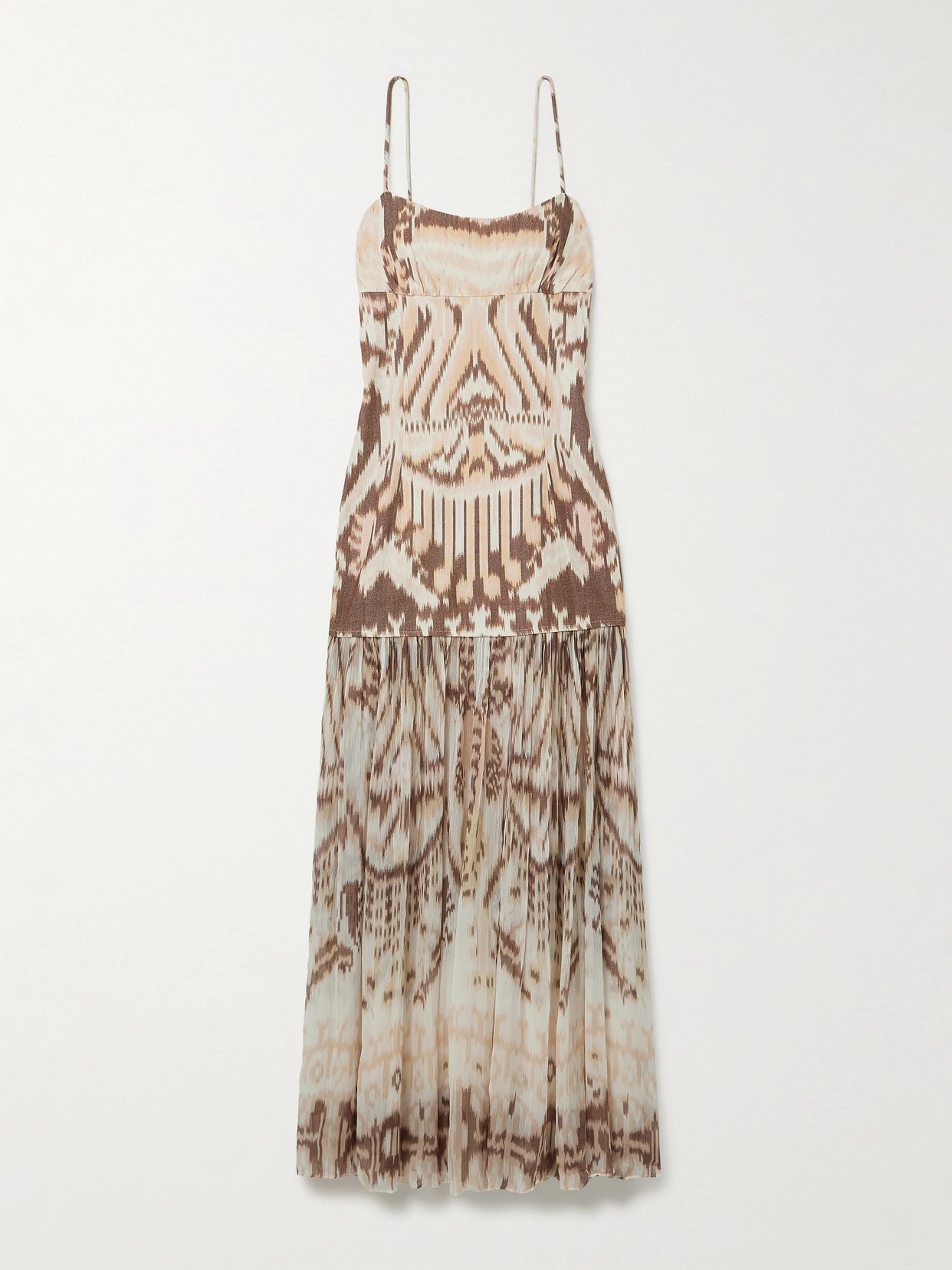 Ulla Johnson Marisol Printed Cotton-canvas And Silk-crepon Maxi Dress
