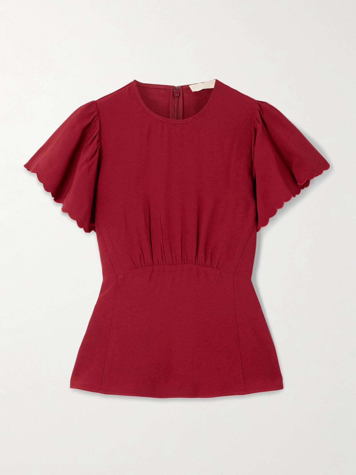 Ulla Johnson Nejma Ruffled Crepe Blouse