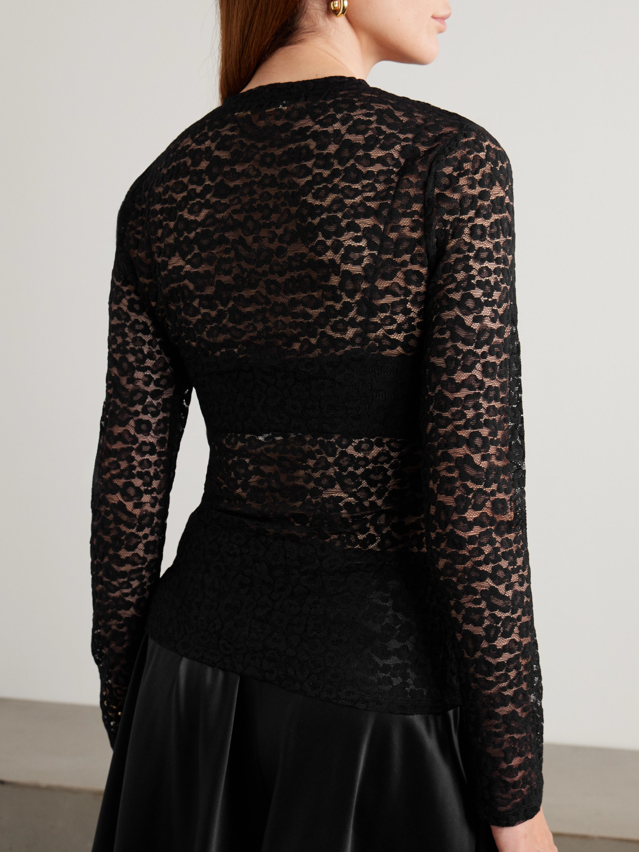 Ulla Johnson Anise Lace Top In Black