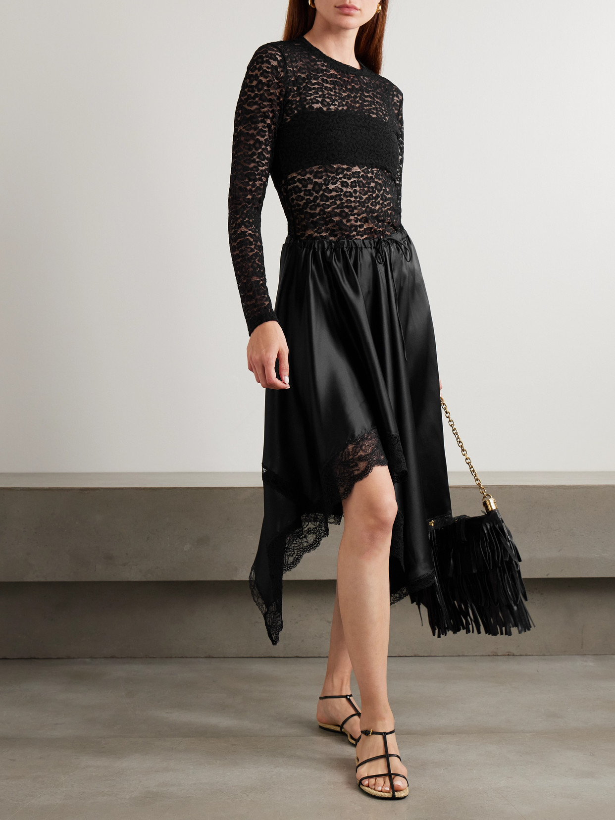 Ulla Johnson Anise Lace Top In Black
