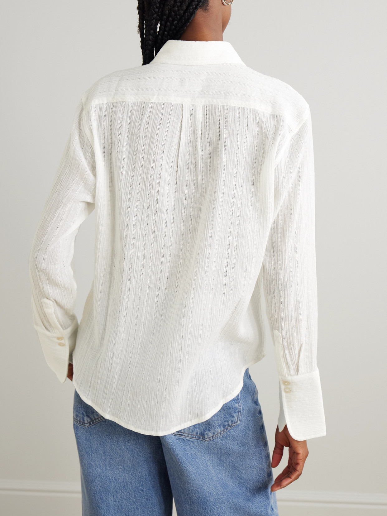 Alix Of Bohemia Ondine Cotton-gauze Shirt