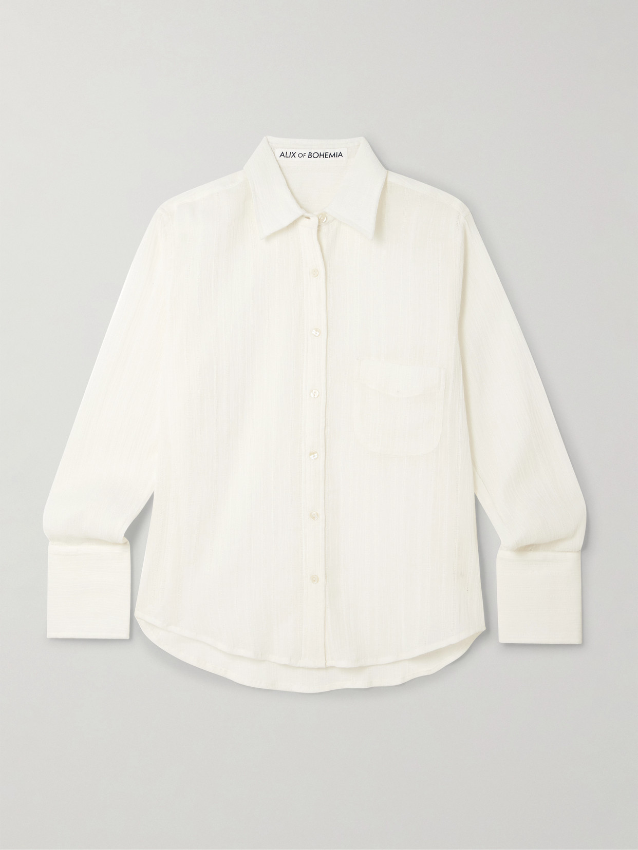 Alix Of Bohemia Ondine Cotton-gauze Shirt