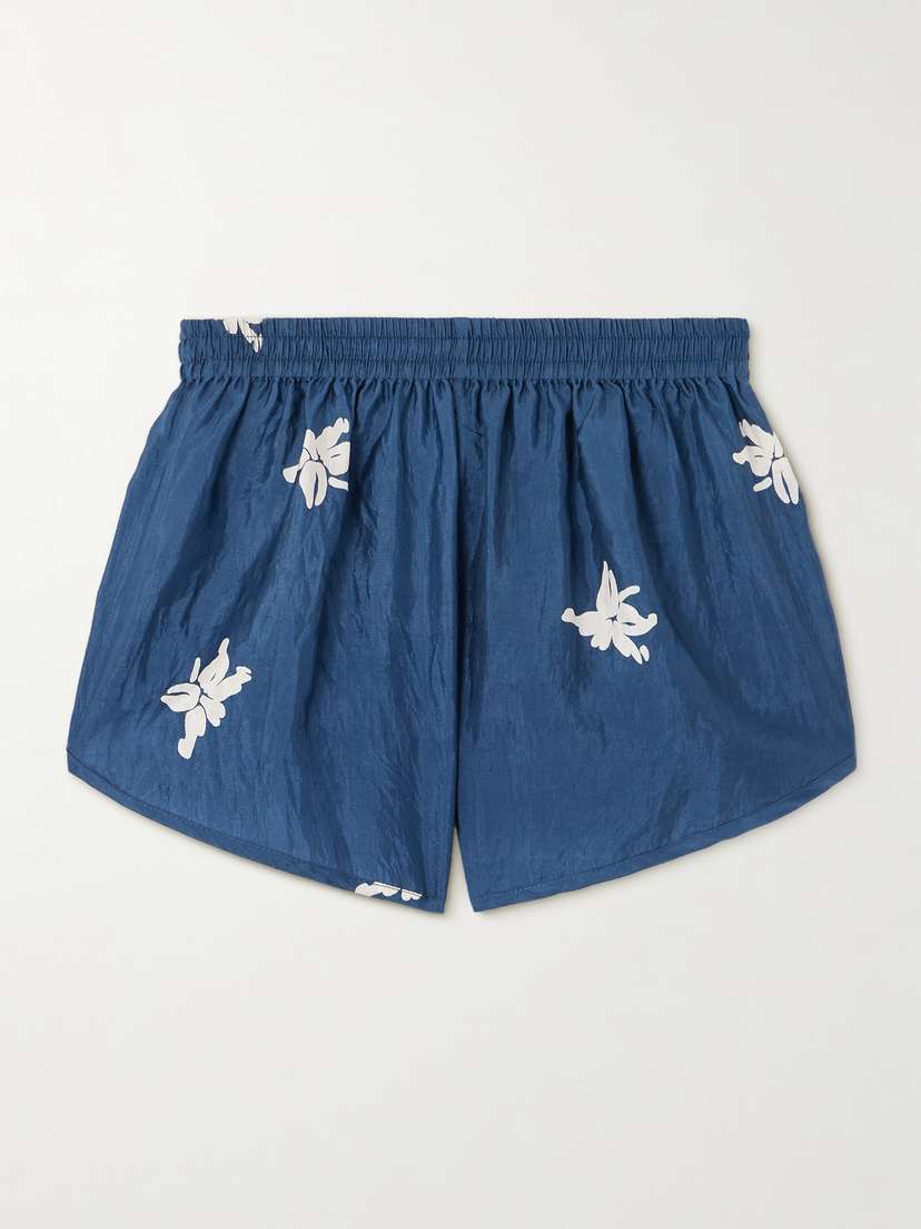 ALIX OF BOHEMIA Lucy Pacific Floral-print Silk Shorts