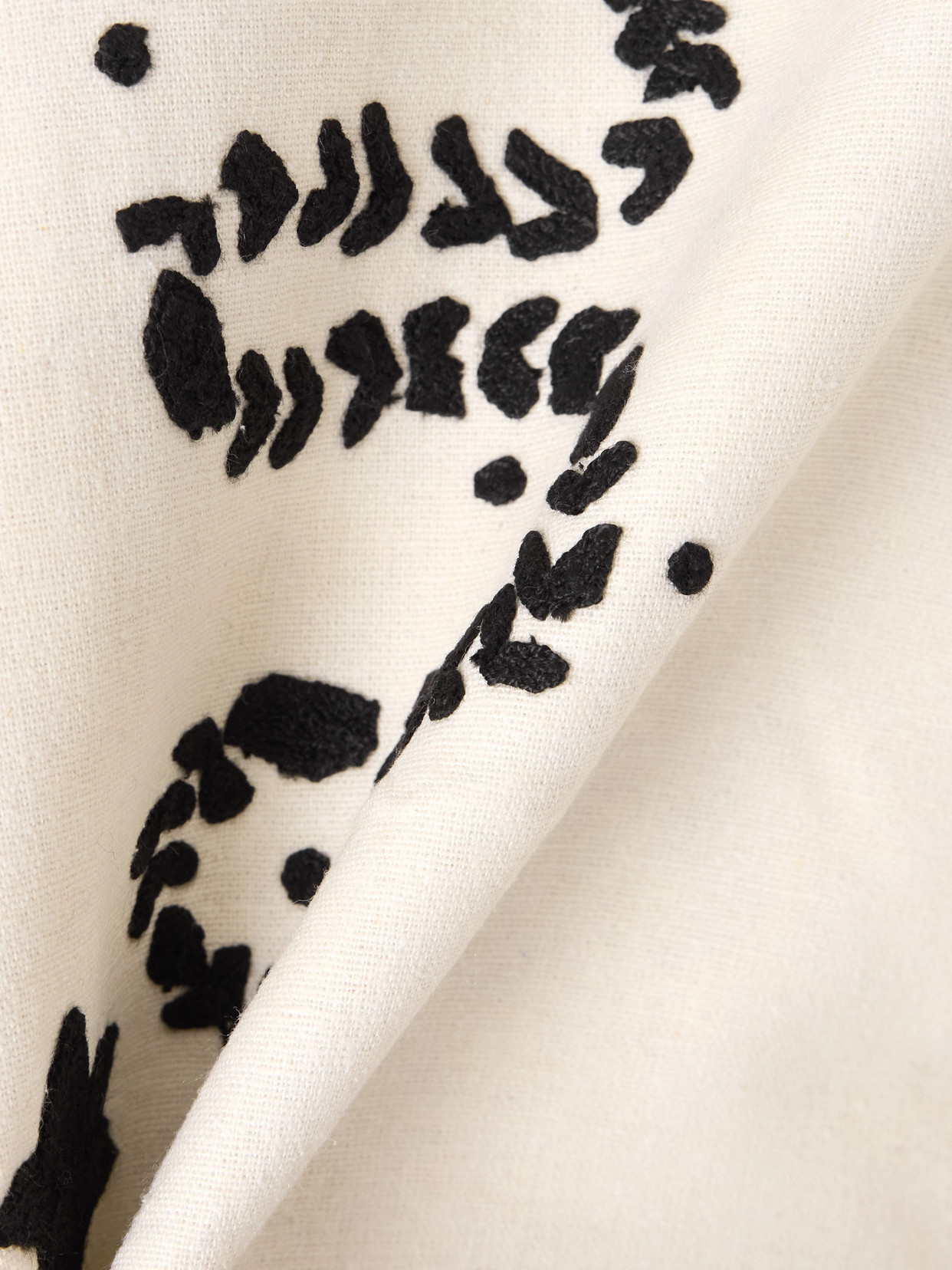 Alix Of Bohemia Francis Embroidered Silk Jacket In White