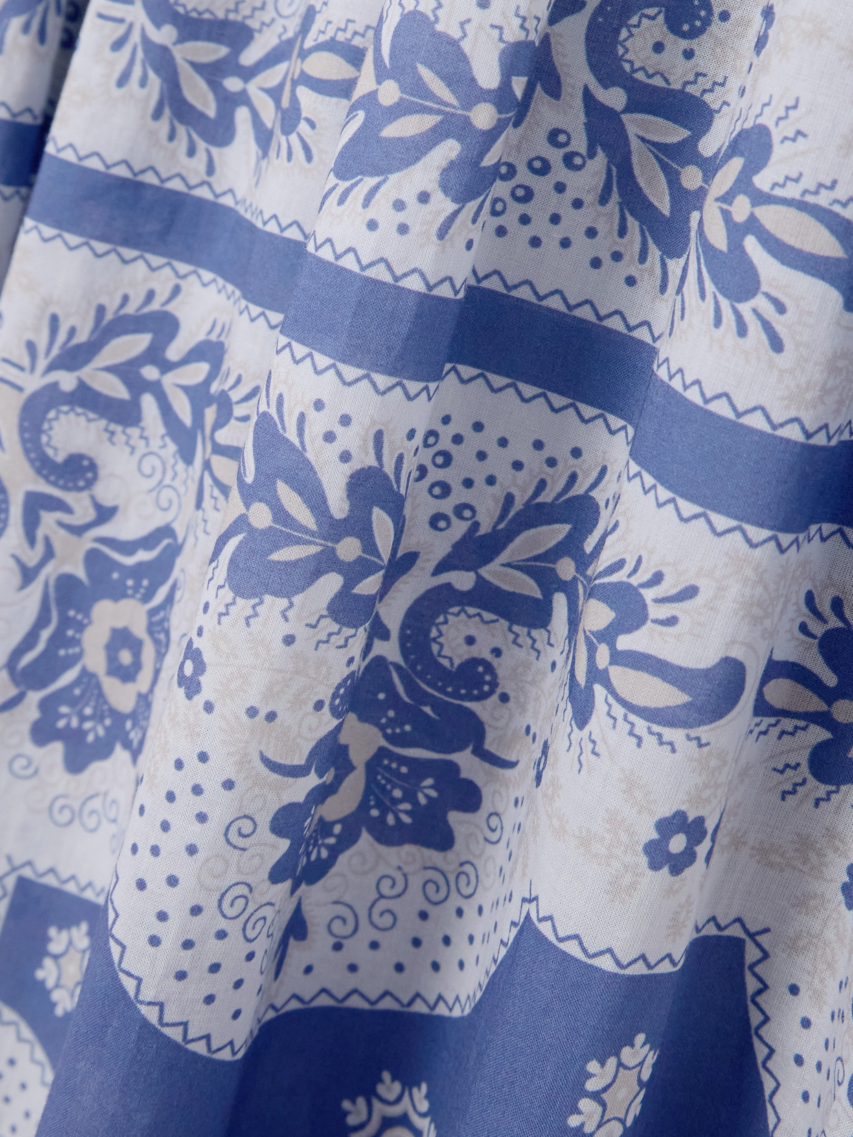 Alix Of Bohemia Winifred Printed Cotton-voile Midi Dress In Blue