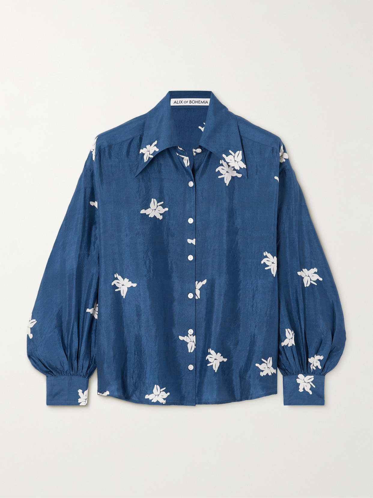 Alix Of Bohemia Emery Floral-print Silk Shirt