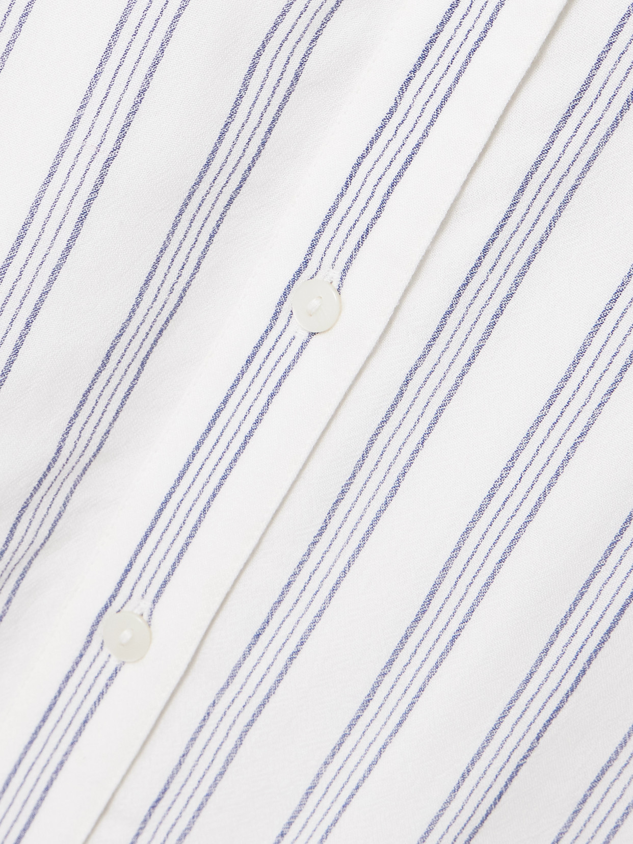 Alix Of Bohemia Lotte Striped Crepe Maxi Shirt Dress In White