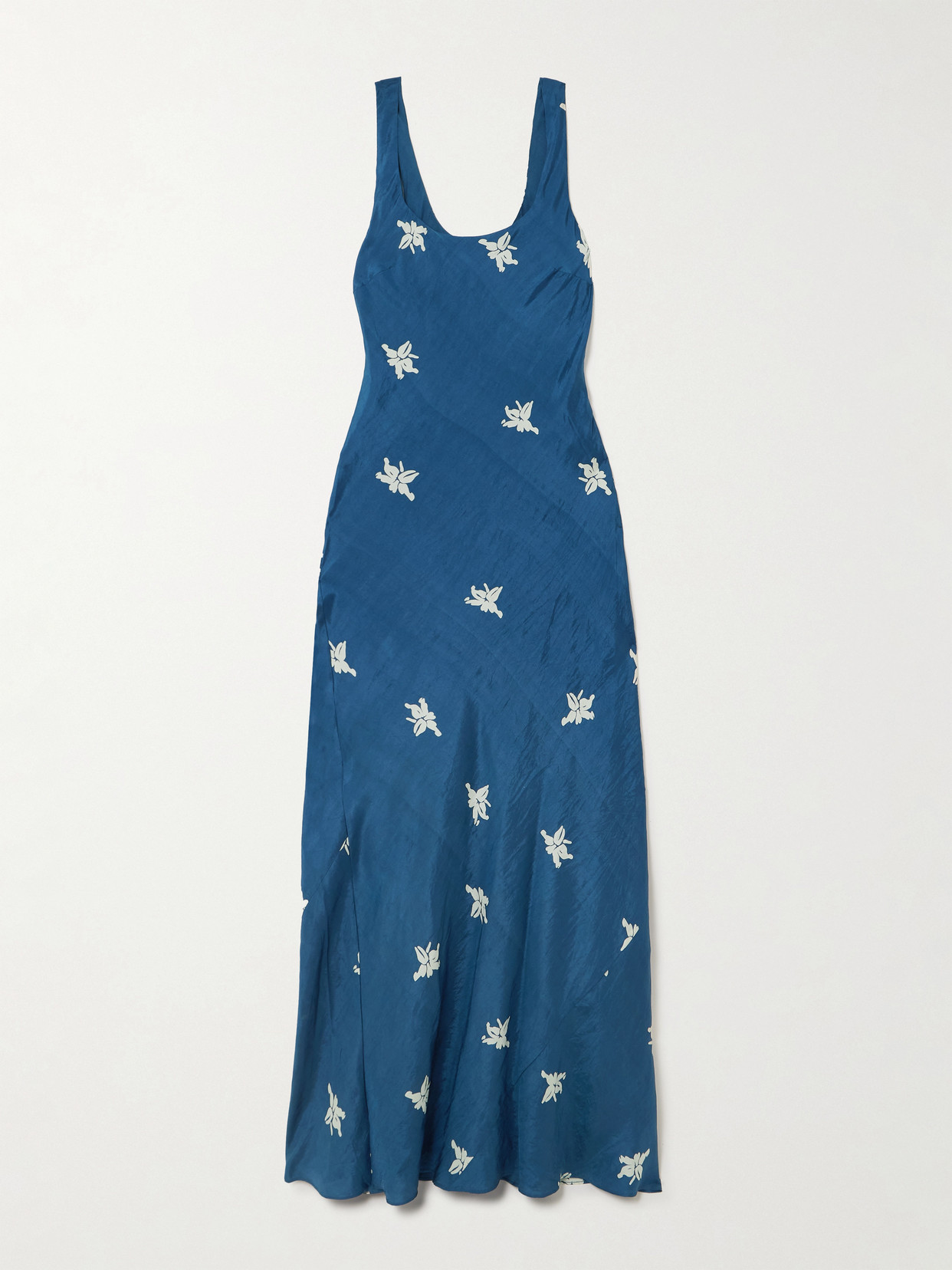 Alix Of Bohemia Adele Printed Silk-satin Maxi Dress