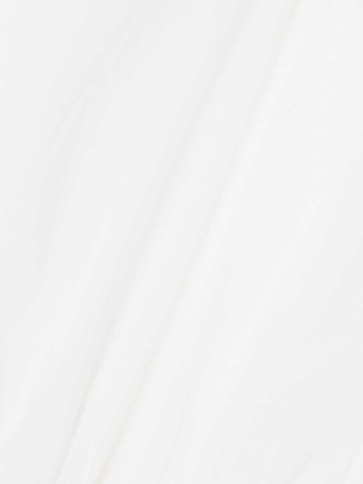 FAITHFULL CAMILLE CROPPED LACE-TRIMMED SHIRRED COTTON-POPLIN TOP