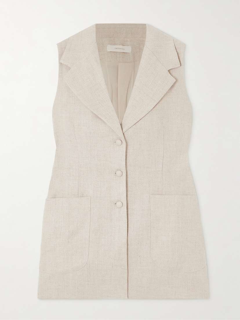 Faithfull Josette Linen Vest