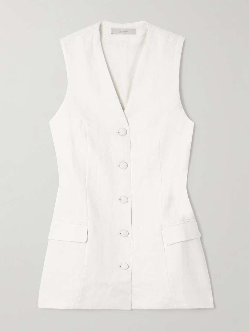 Faithfull Eloise Linen Vest