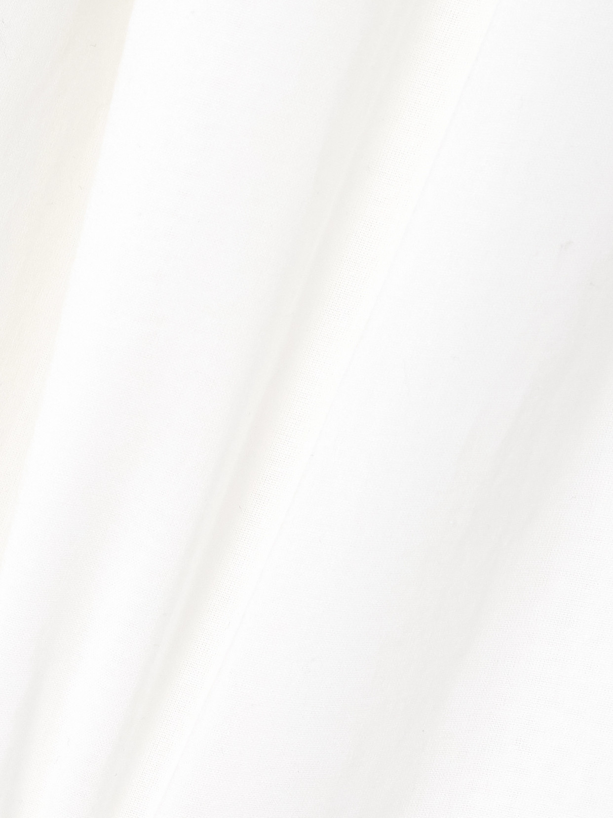 Faithfull Juliet Bow-embellished Lace-trimmed Shirred Cotton-poplin Midi Dress In White