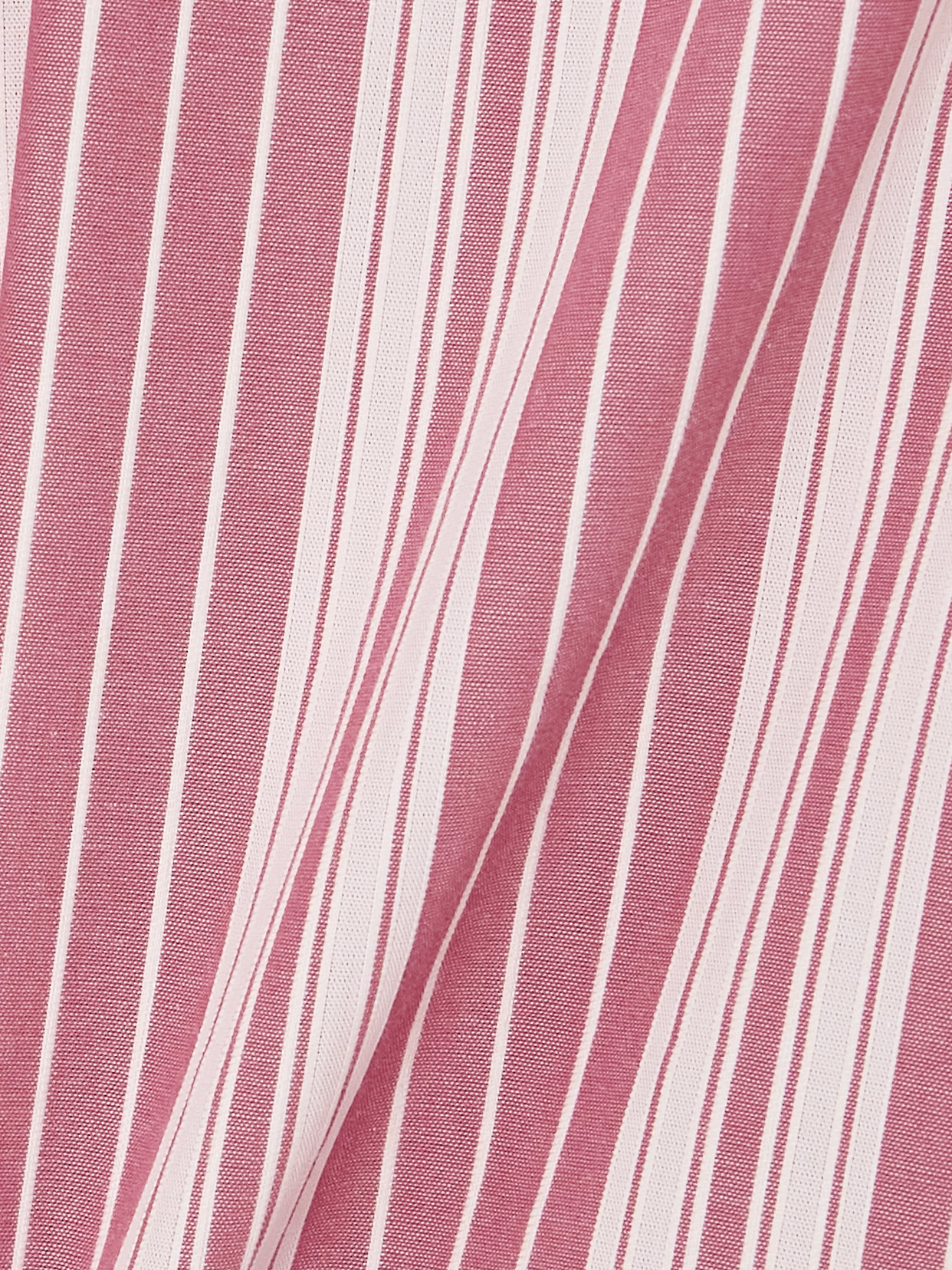 Faithfull Capri Striped Cotton Shirt In Pink