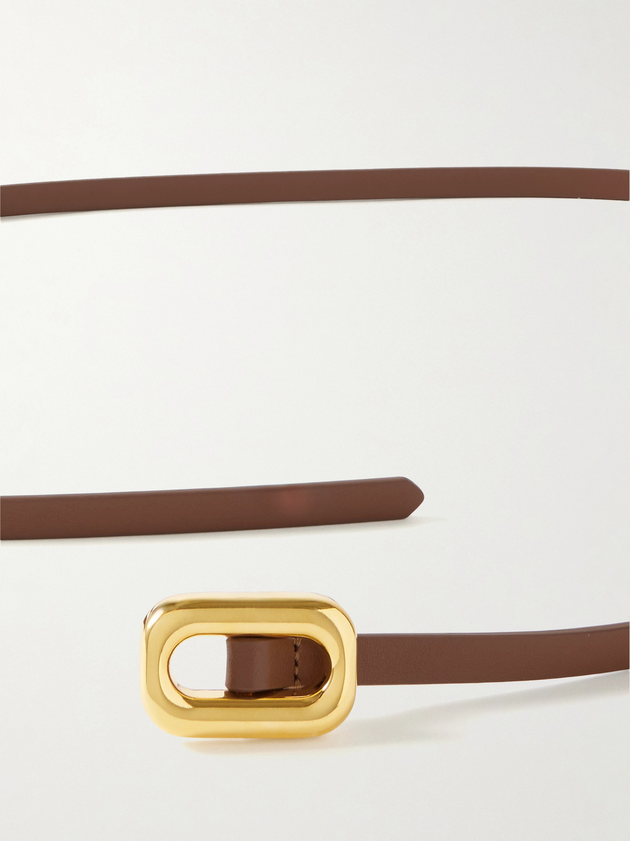 Dehanche Venura Leather Belt In Brown