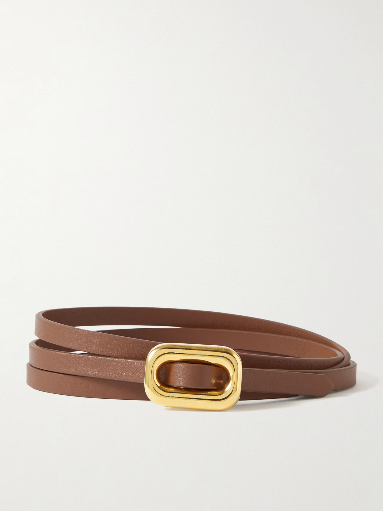 Dehanche Venura Leather Belt In Brown