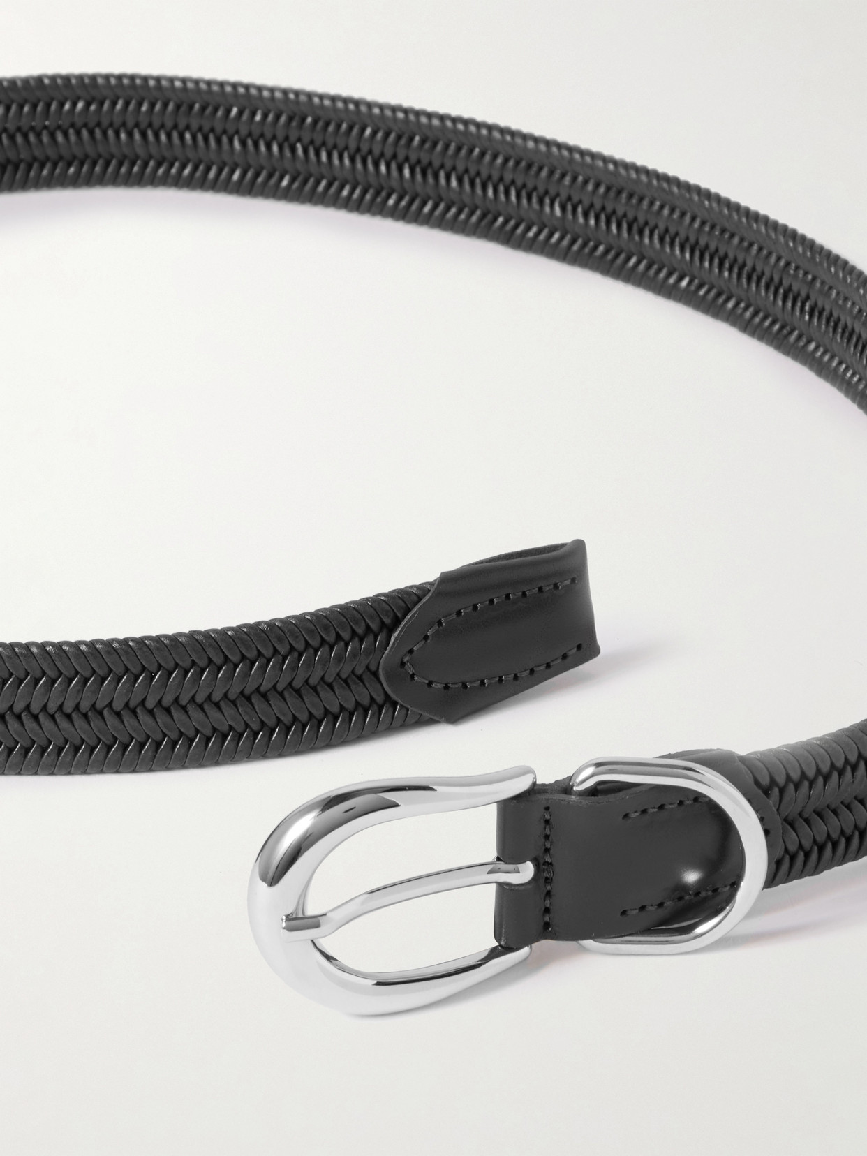 Dehanche Hollyhock Braided Leather Belt