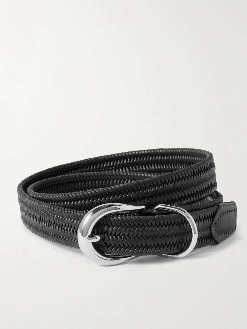 Déhanche Hollyhock Braided Leather Belt
