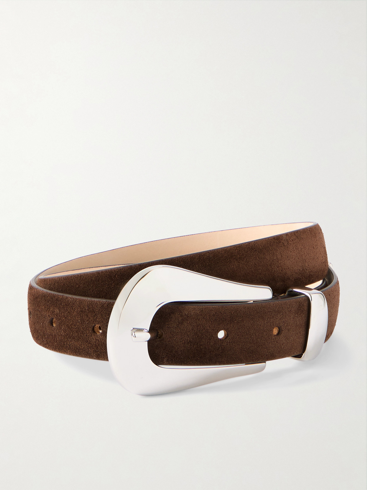 Dehanche Colette Suede Belt In Brown