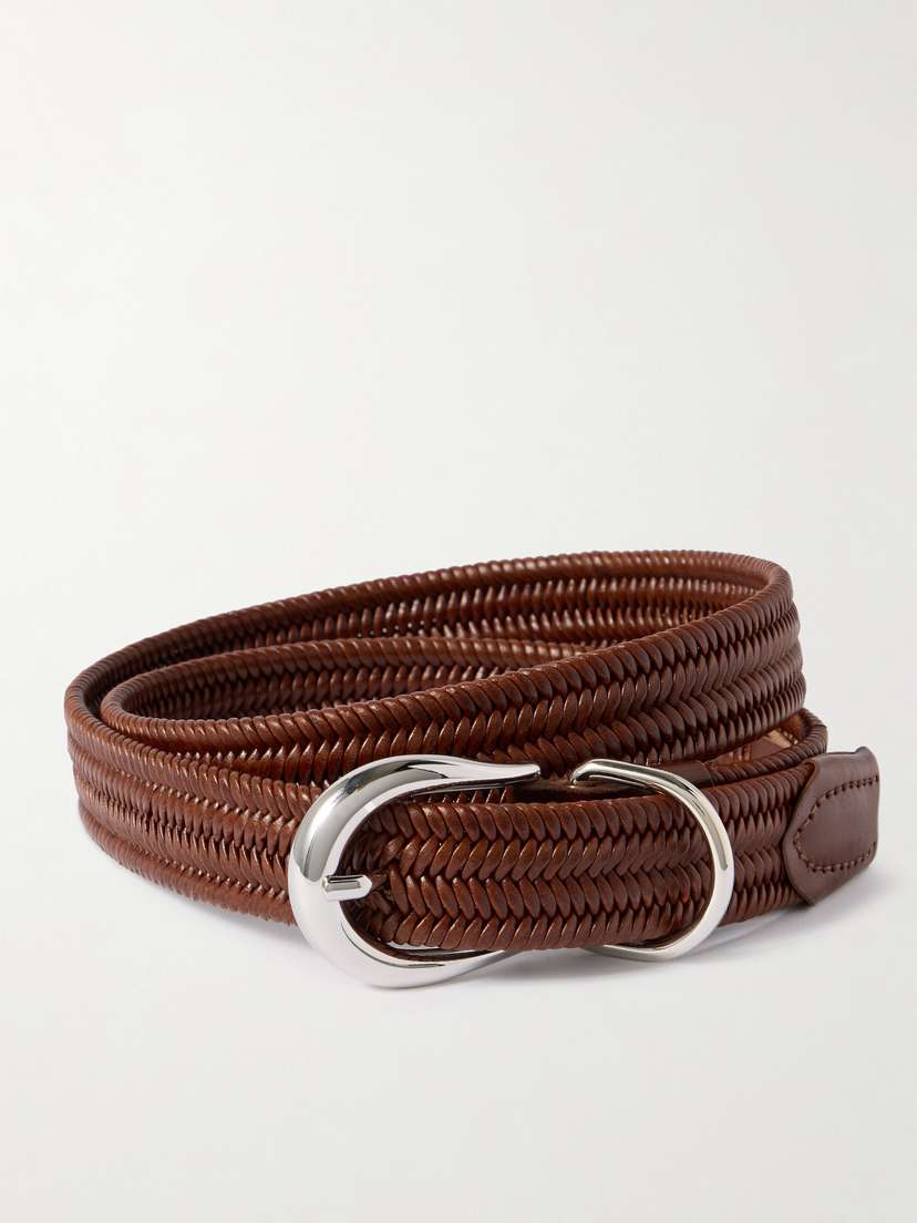 Déhanche Hollyhock Braided Leather Belt