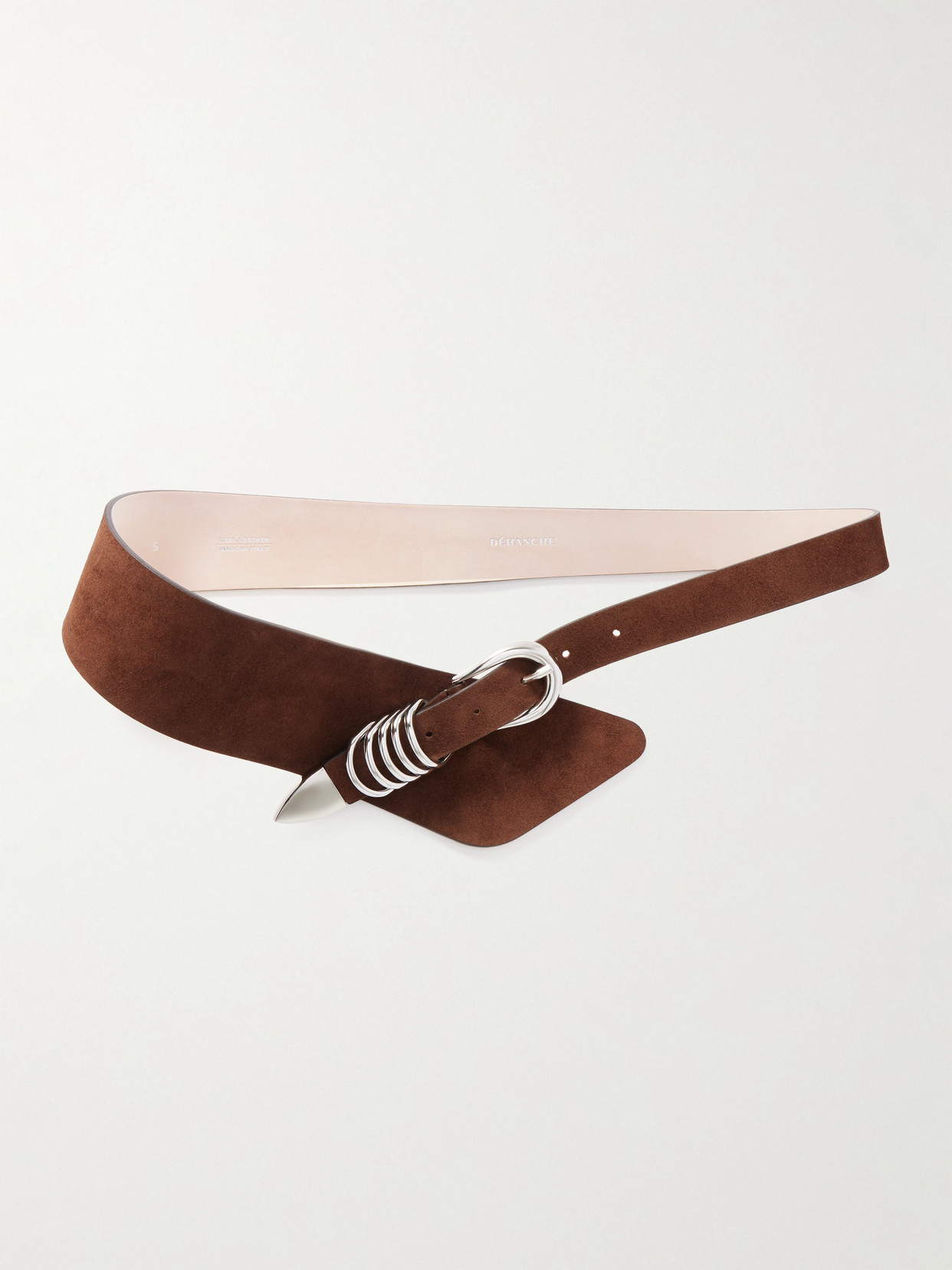 Dehanche Alcott Suede Belt In Brown