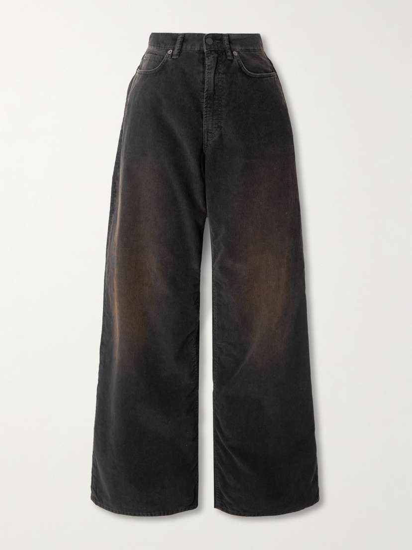 Acne Studios 1981 Organic Cotton-corduroy Wide-leg Pants
