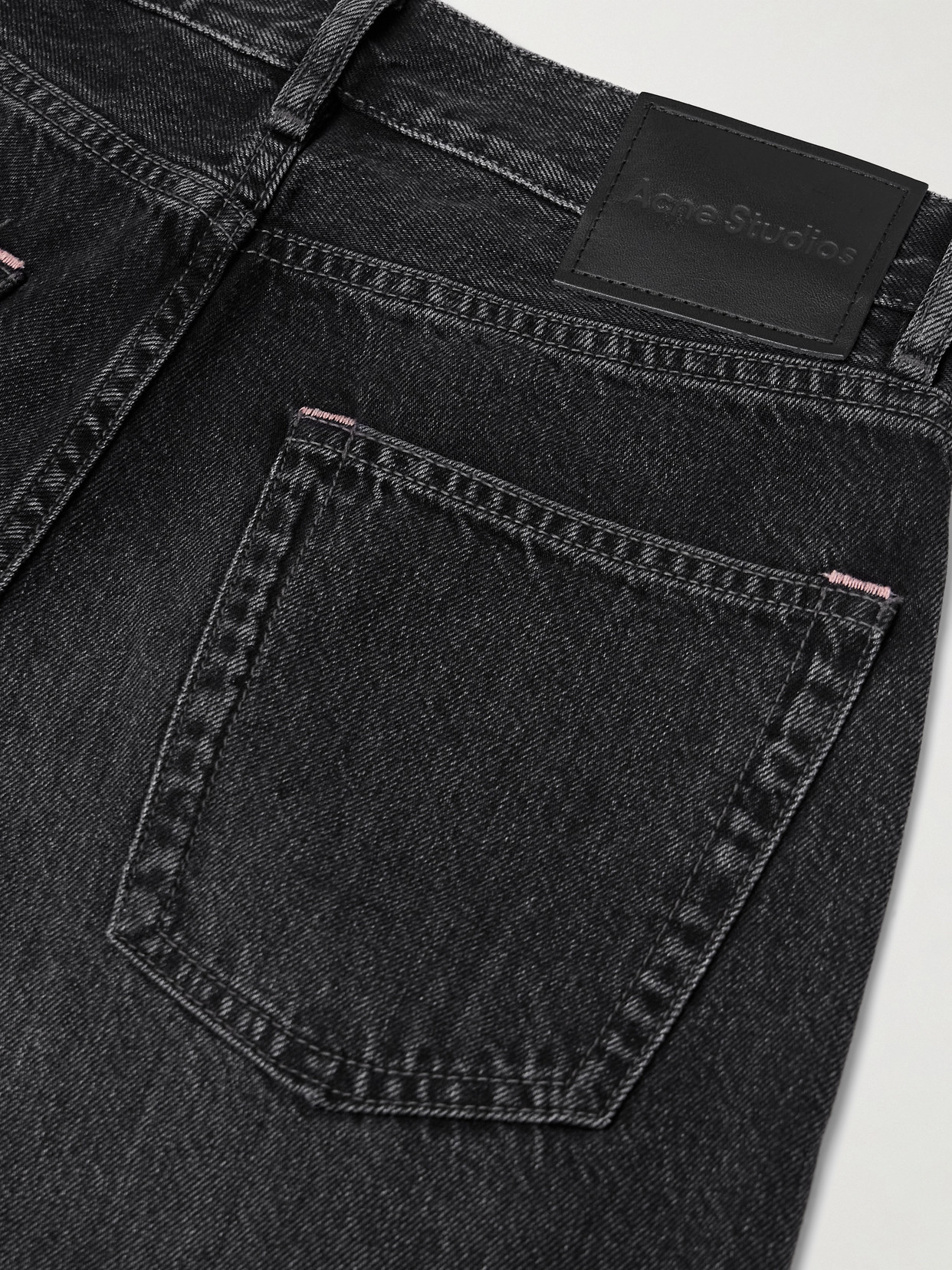 Acne Studios Boyfriend Organic Jeans In Black