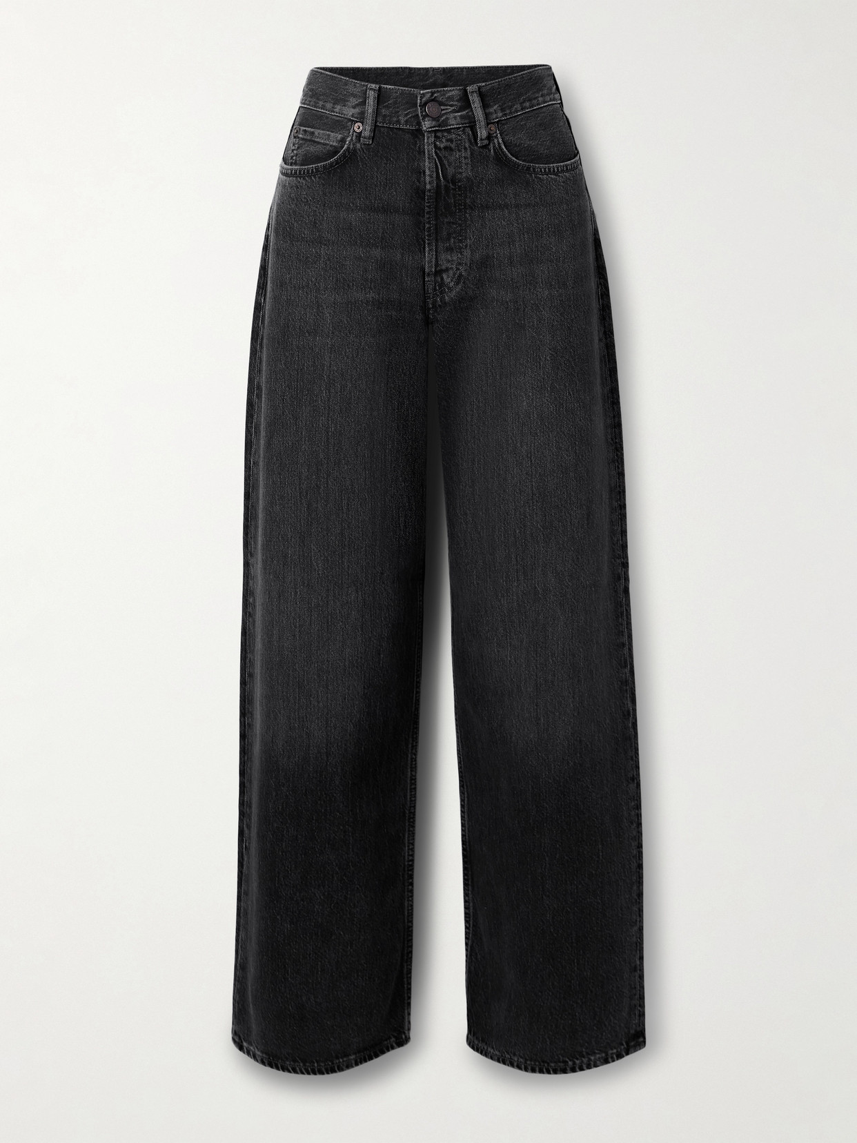 Acne Studios Boyfriend Organic Jeans In Black