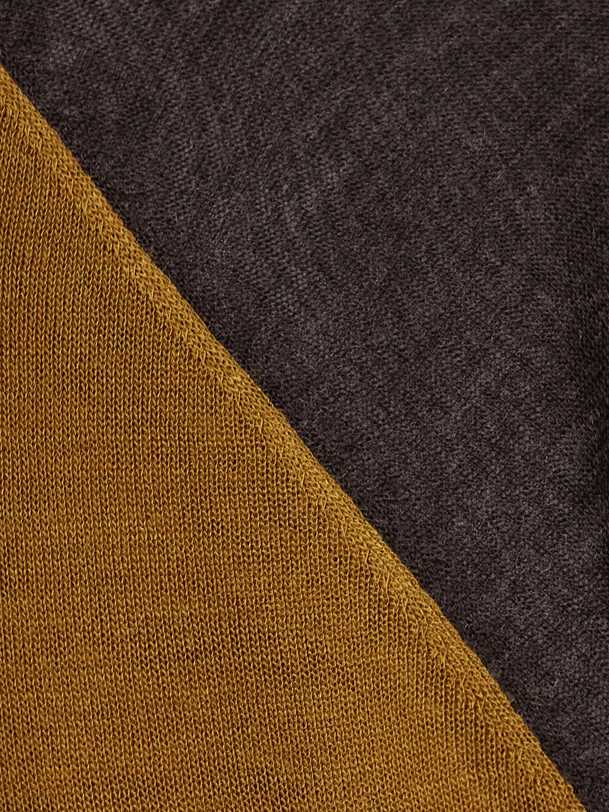 Acne Studios Two-tone Lyocell And Wool-blend T-shirt In Multi