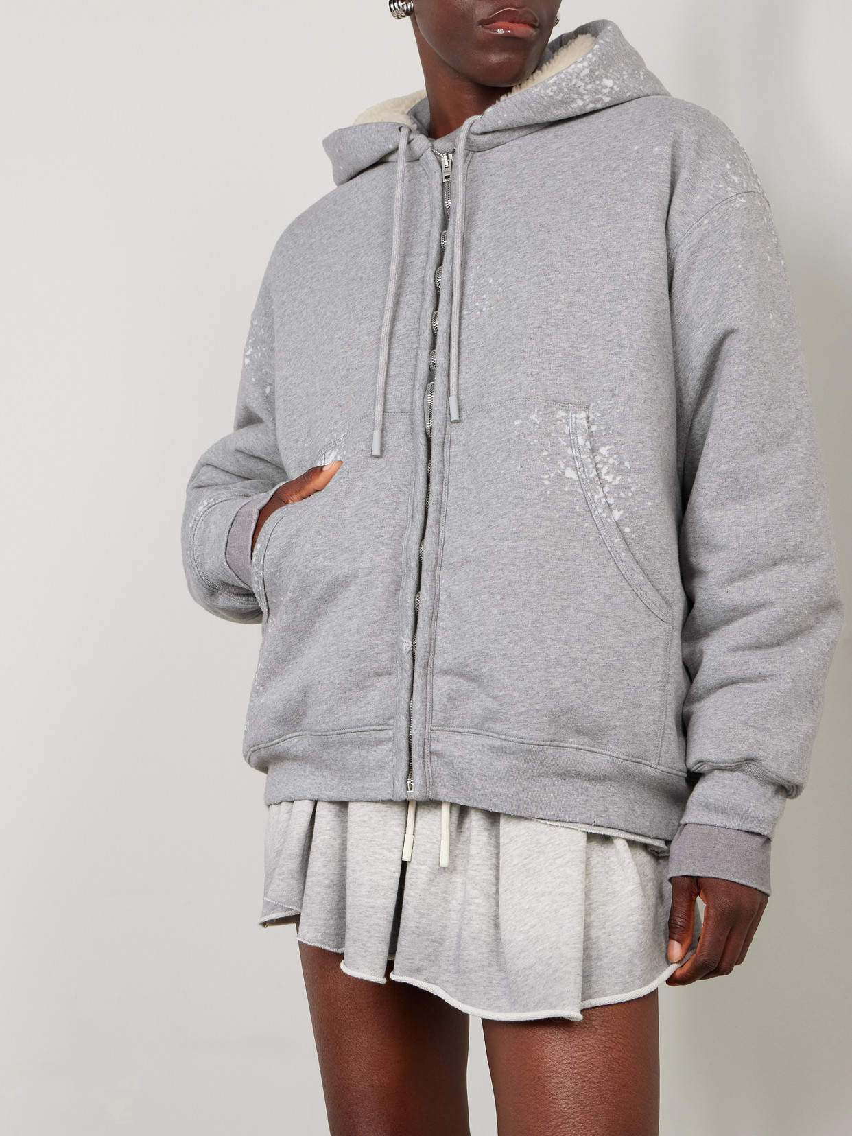 Flexa Hooded Cotton-Blend Jersey Sweatshirt