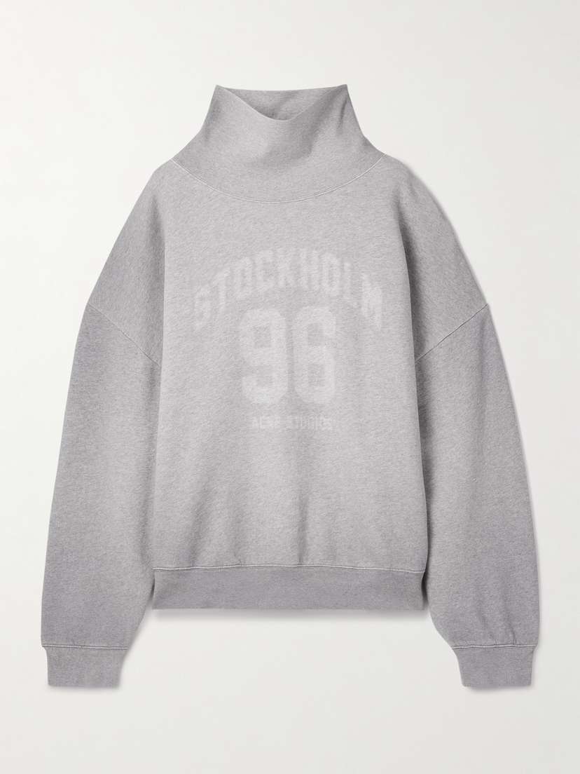 Acne Studios Printed Organic Cotton-jersey Sweatshirt