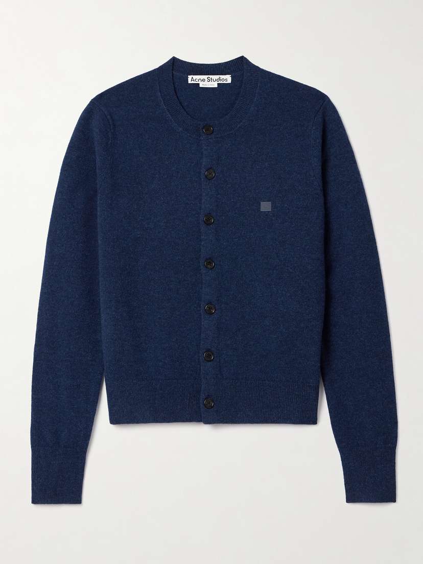 Acne Studios Appliquéd Wool Cardigan