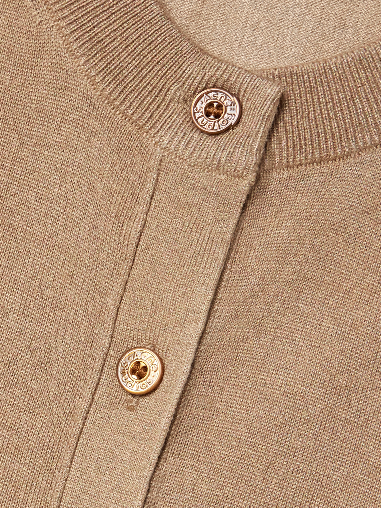 Acne Studios Layered Silk-blend Cardigan In Neutral