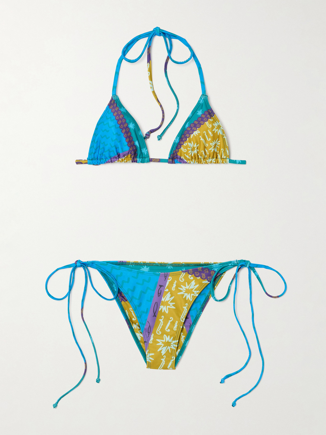 Donde Esteban Estrellitas Printed Bikini
