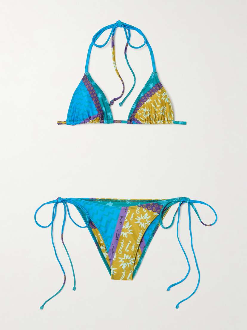 Donde Esteban Estrellitas Printed Bikini