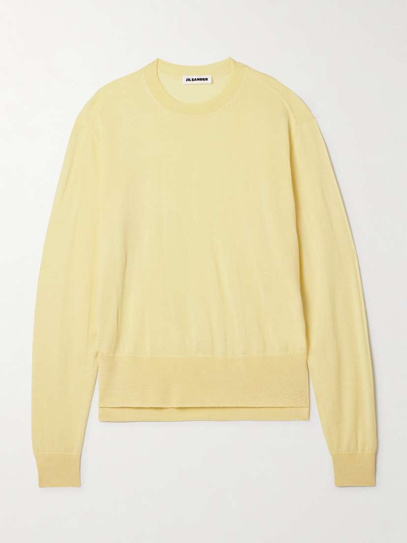 Jil Sander Cashmere, Wool And Silk-blend Sweater