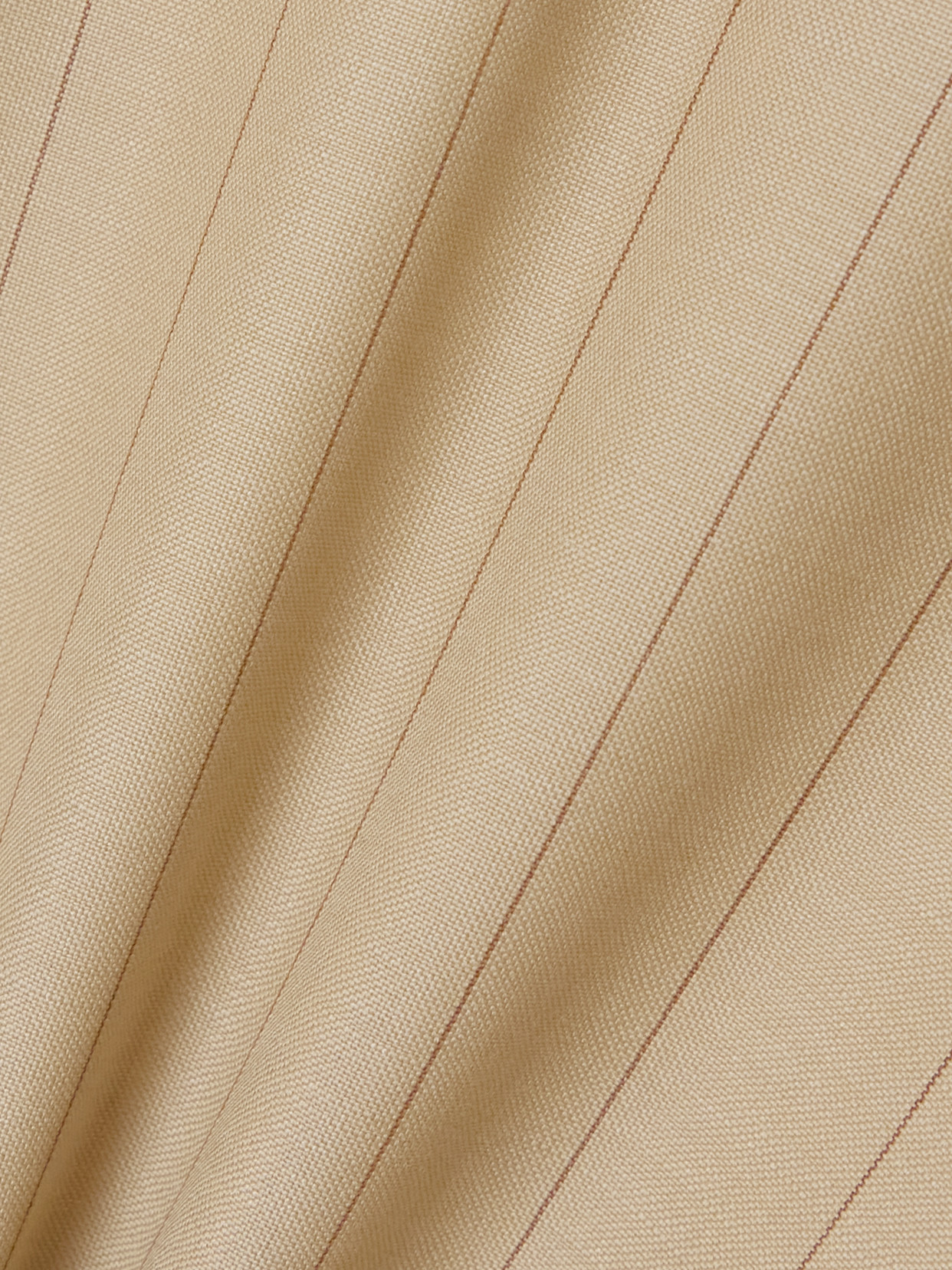 Jil Sander Pinstriped Wool And Mohair-blend Blouse In Neutral