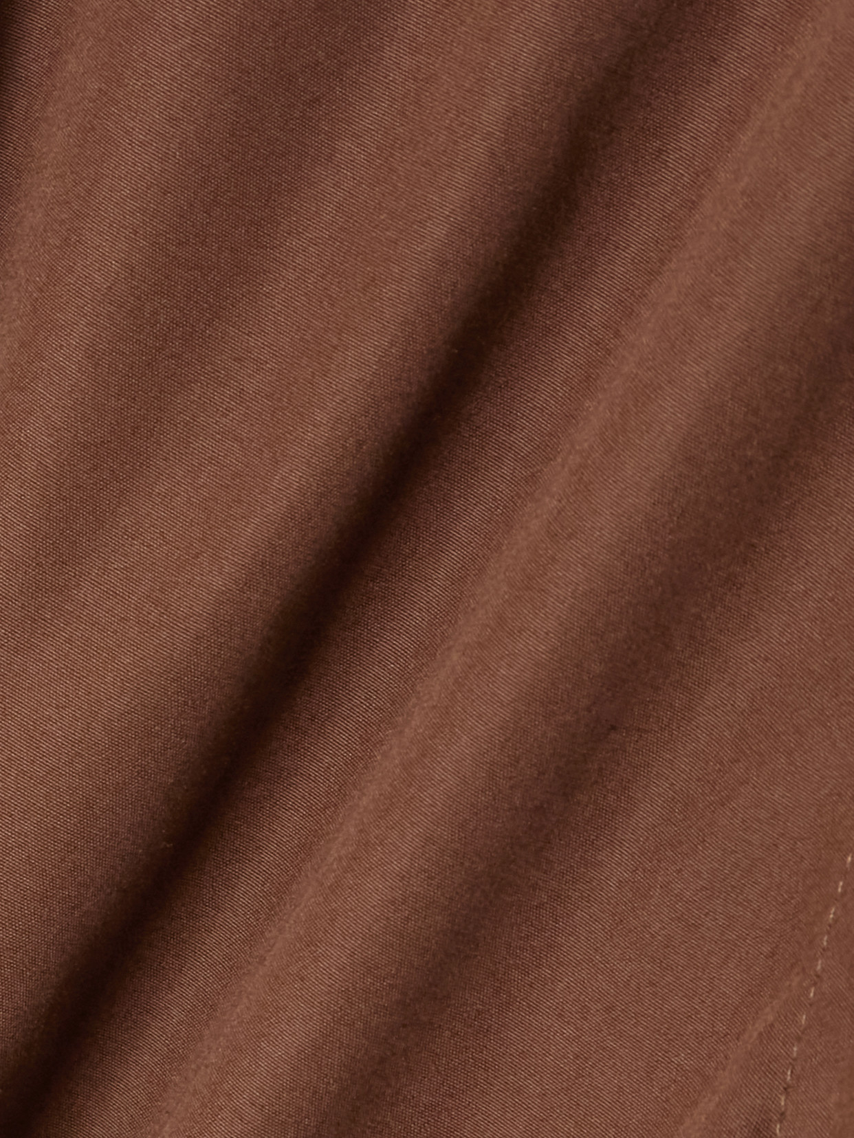 Jil Sander Button-down Long-sleeve Shirt In Brown