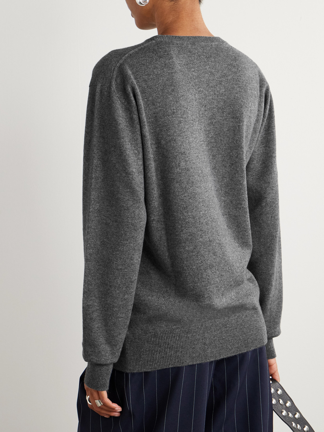 Jil Sander Cashmere Sweater In Gray
