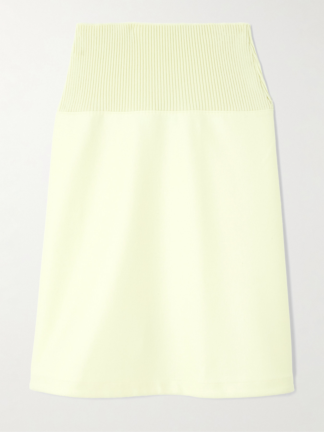 Jil Sander Wool Midi Skirt In Neutral