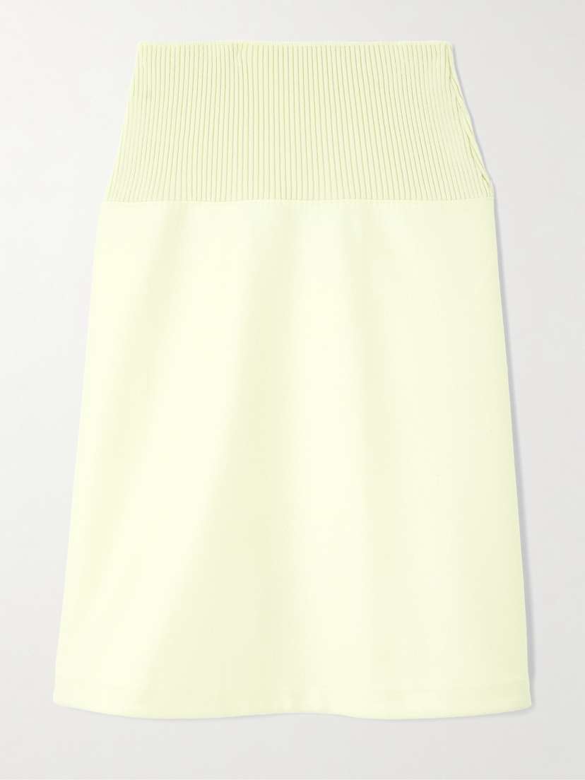 Jil Sander Wool Midi Skirt