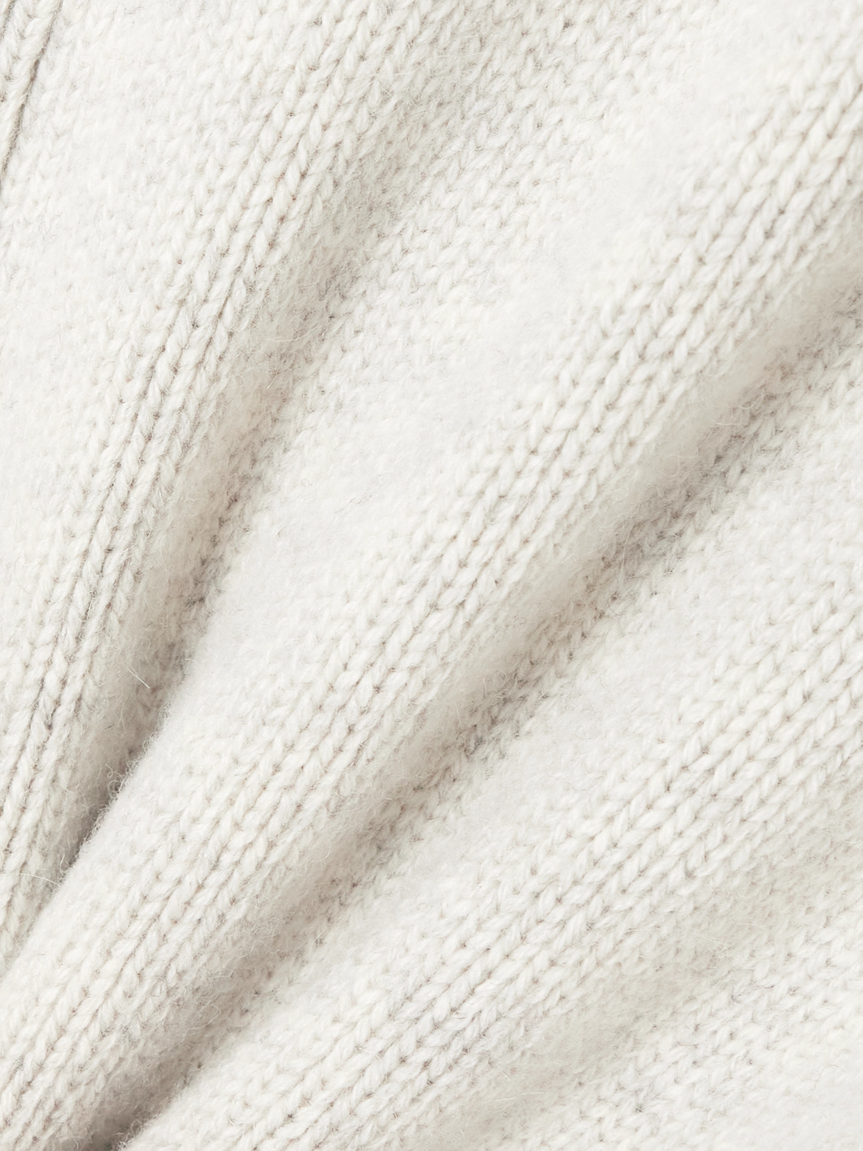 Jil Sander Asymmetric Alpaca And Wool-blend Turtleneck Sweater In Gray