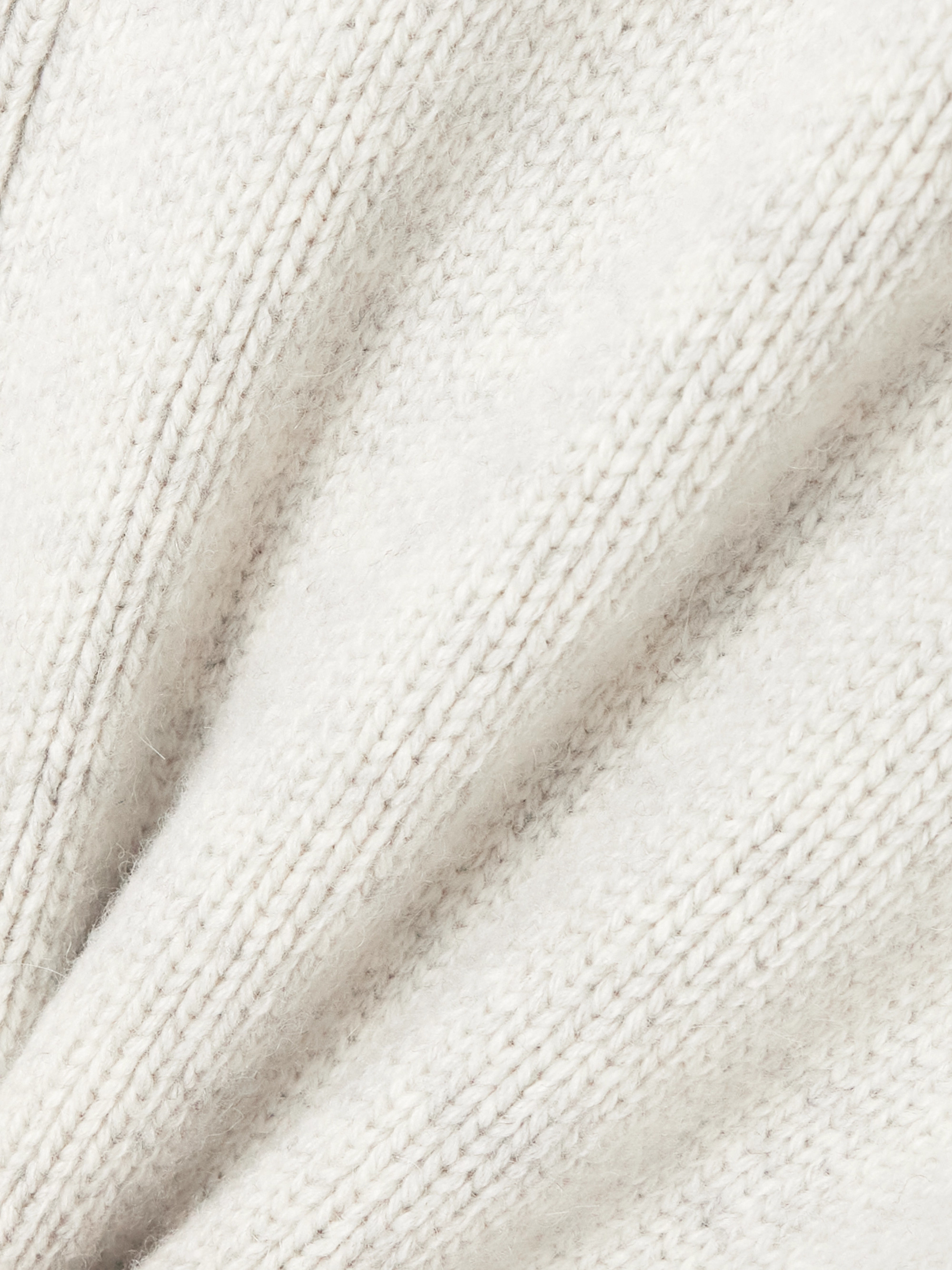 Jil Sander Asymmetric alpaca and wool-blend turtleneck sweater