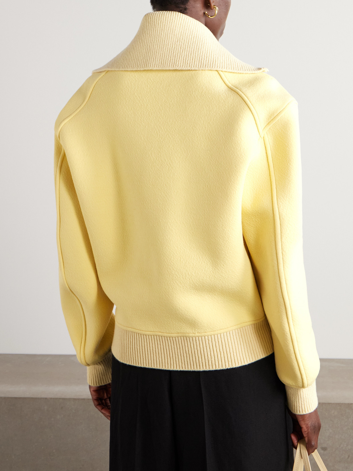 Oversized Wool-Blend Sweatshirt