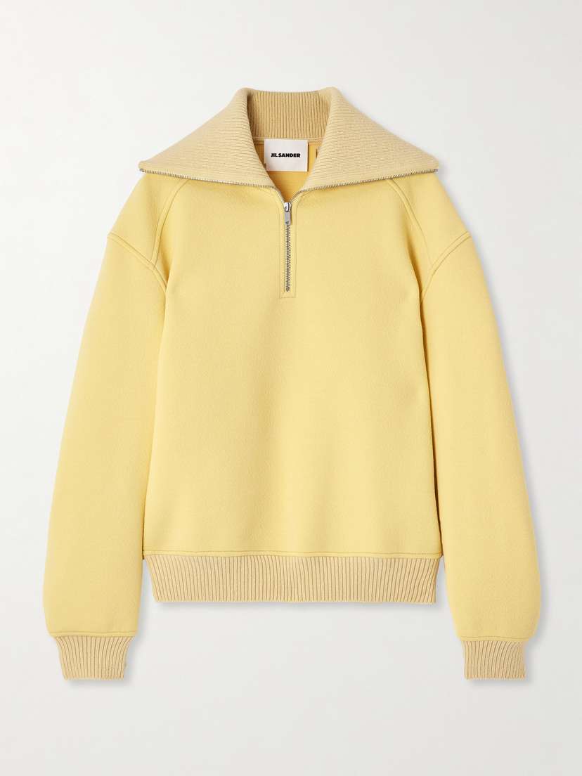 Jil Sander Oversized Wool-blend Sweatshirt