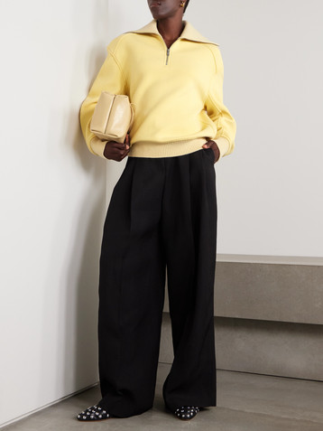 Jil Sander Oversized wool-blend sweatshirt