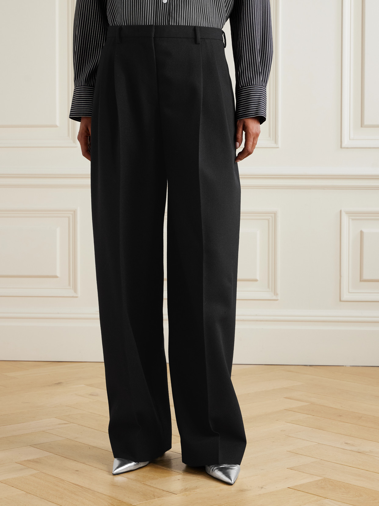 Jil Sander Fluid Trousers In Black