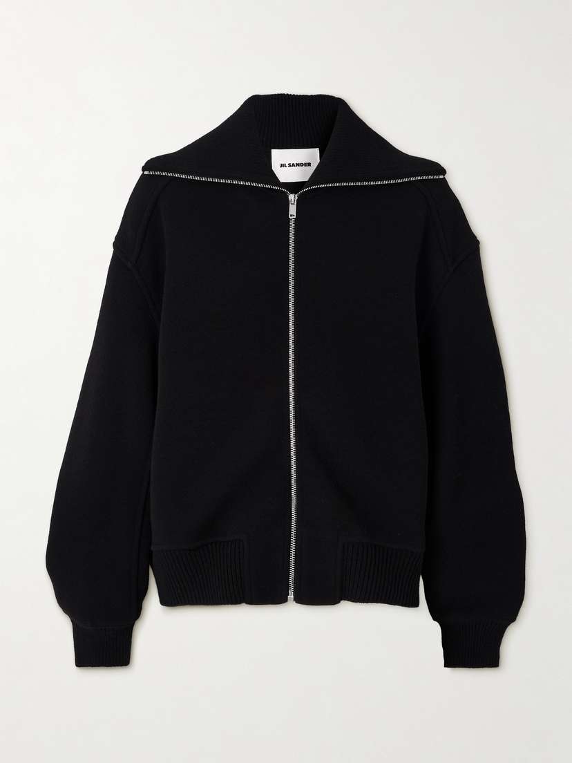 Jil Sander Oversized Wool-blend Bomber Jacket