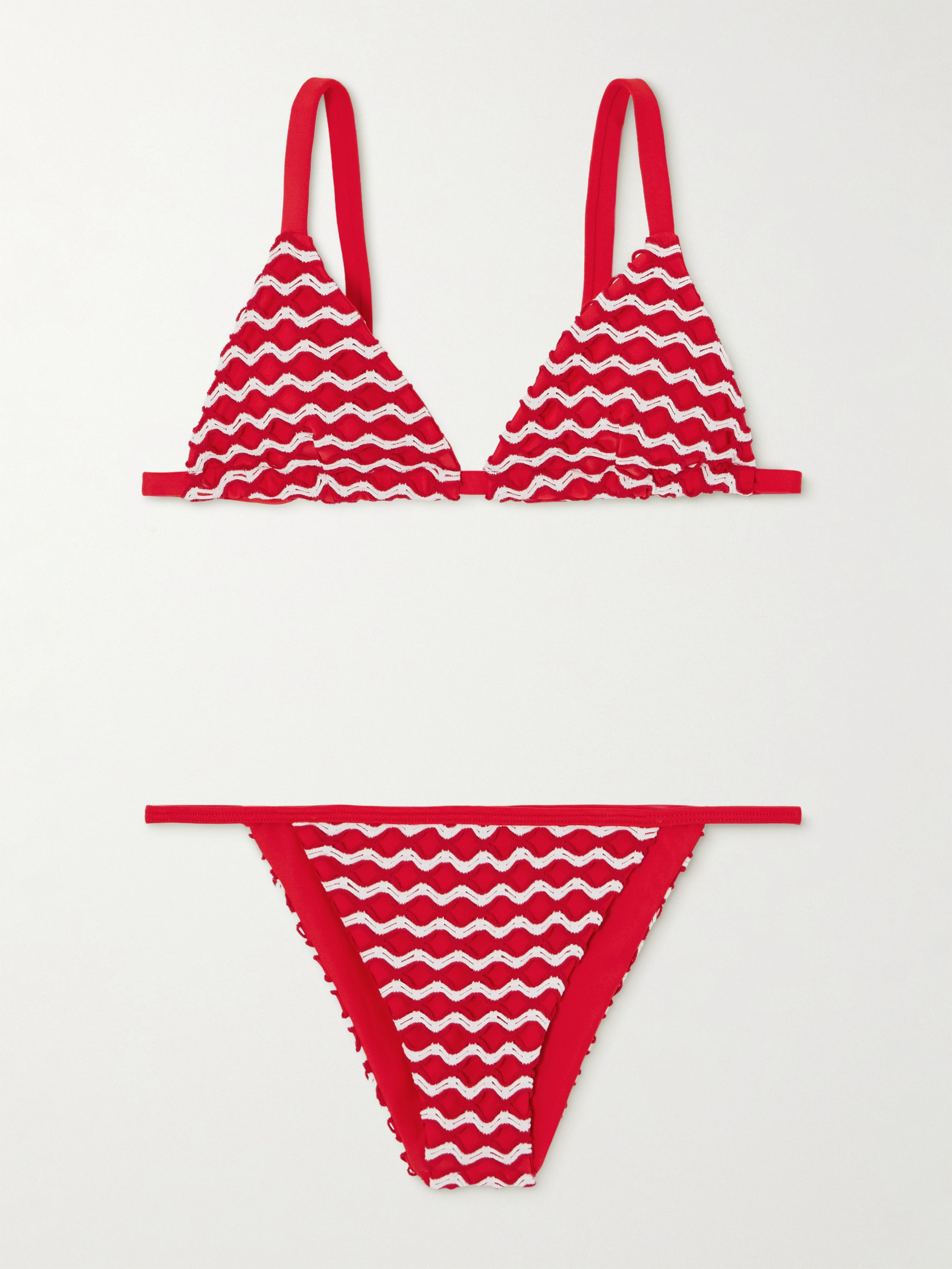 SARA CRISTINA Sun two-tone crocheted bikini